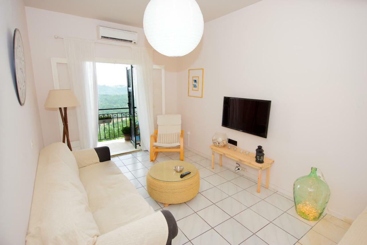 Aurora Apartment Corfu Pelekas Ngoại thất bức ảnh